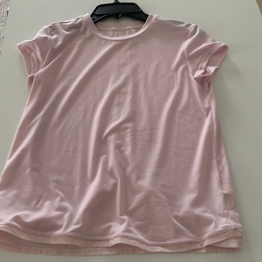 Athleta girl pink workout t-shirt